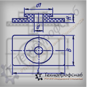 Амортизатор 8x16x20x8 электромагнита ПФ-1617