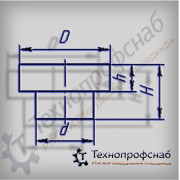 Амортизатор 100x85x120x30 кнопочный ПФ -490