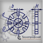 Амортизатор 85x50x10x15 резиновый звездочка 8 угольный с отверстием ПФ-2731