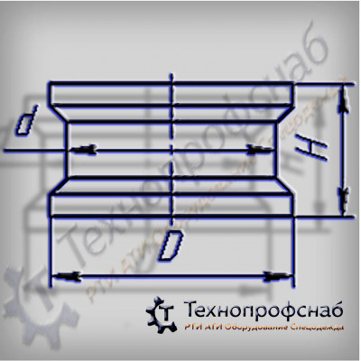Амортизатор 76x51x68 втулка ПФ-1869 Амортизатор 76x51x68 втулка ПФ-1869