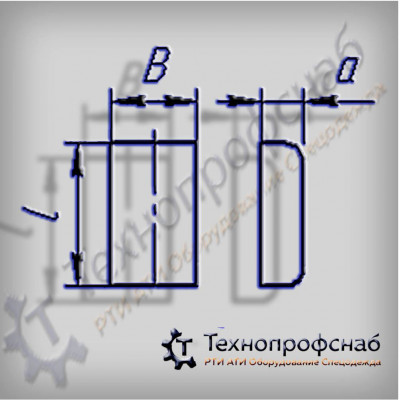 Буфер 9x30x8,5 резиновый ПФ-3010 Буфер 9x30x8,5 резиновый ПФ-3010