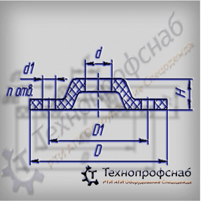 Диафрагма 160x145x12x11x20 резинотканевая ПФ-2021 Диафрагма 160x145x12x11x20 резинотканевая ПФ-2021