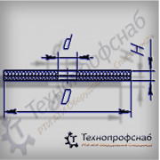 Диафрагма 125x14x4 резинотканевая прямая ПФ-2105