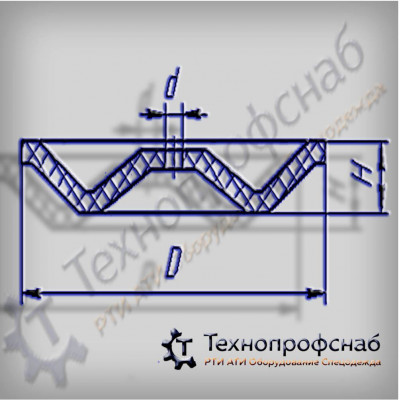 Диафрагма 110x9x12 резиновая ПФ-1993 Диафрагма 110x9x12 резиновая ПФ-1993
