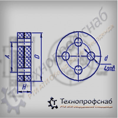 Диск 135x9x25 резинотканевый 4 отверстия ПФ-1662 Диск 135x9x25 резинотканевый 4 отверстия ПФ-1662
