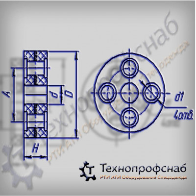 Диск 130x40x13x22 резинотканевый 5 отверстий ПФ-2369 Диск 130x40x13x22 резинотканевый 5 отверстий ПФ-2369
