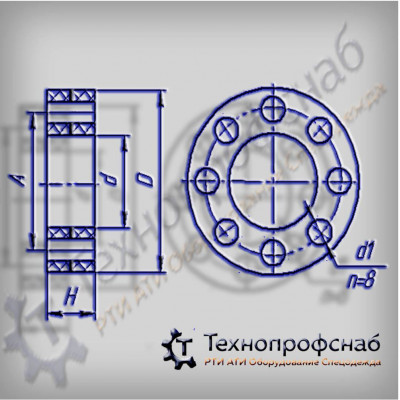 Диск 215x110x18x16 резинотканевый 9 отверстий ПФ-3792 Диск 215x110x18x16 резинотканевый 9 отверстий ПФ-3792