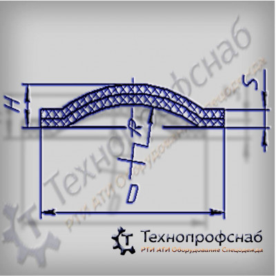 Мембрана 63x2x13 R=35 кордовая ПФ-4042 Мембрана 63x2x13 R=35 кордовая ПФ-4042