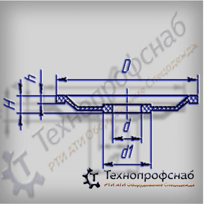 Мембрана 180x25x40x10x5 редукционного клапана тарелкообразная ПФ-3825 Мембрана 180x25x40x10x5 редукционного клапана тарелкообразная ПФ-3825