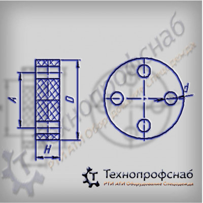 Проставка 100x13x15 резиновая ПФ-1385 Проставка 100x13x15 резиновая ПФ-1385