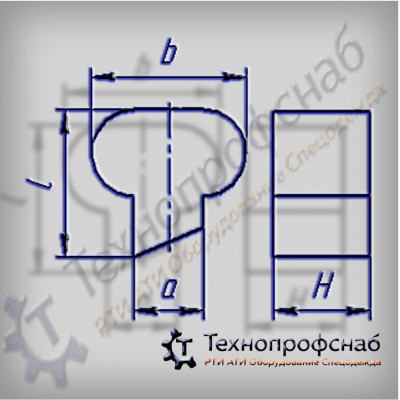 Сухари 35x30 a=18 b=40 резиновые ПФ-909 Сухари 35x30 a=18 b=40 резиновые ПФ-909