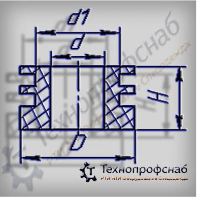 Уплотнение 60x50x54x30 гайки крепления светильника резиновое ПФ-1706 Уплотнение 60x50x54x30 гайки крепления светильника резиновое ПФ-1706