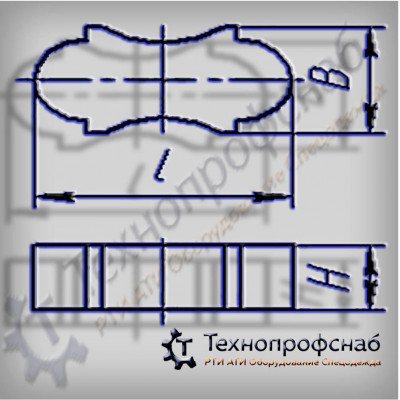 Вставка R=55 r=87 a=45 b=15 упругой муфты воздушного компрессора ПФ-4167 Вставка R=55 r=87 a=45 b=15 упругой муфты воздушного компрессора ПФ-4167