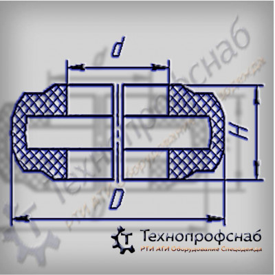 Вставка 136x76x42 гибкая резиновая ПФ-497 Вставка 136x76x42 гибкая резиновая ПФ-497
