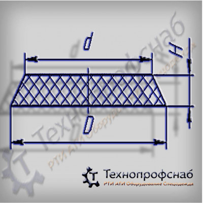 Вставка 18x16x5 клапана резиновая ПФ-4205 Вставка 18x16x5 клапана резиновая ПФ-4205