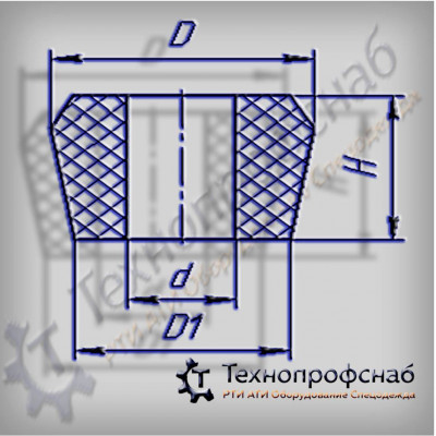 Втулка 36x30x16x21 амортизатора ПФ-3374 Втулка 36x30x16x21 амортизатора ПФ-3374
