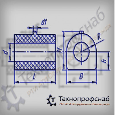 Втулка 20x36x41x18 R=18 амортизатора приплюстутая ПФ-3472 Втулка 20x36x41x18 R=18 амортизатора приплюстутая ПФ-3472