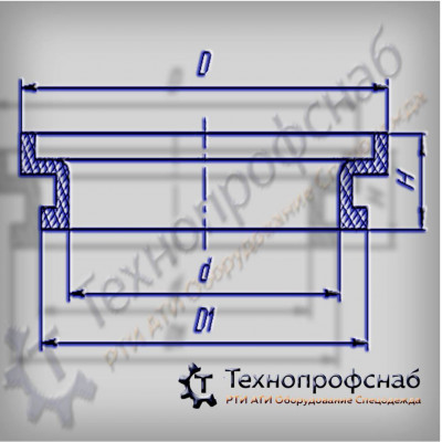 Втулка 63x51x37x10,5 чашеобразная уплотнительная резиновая ПФ-2473 Втулка 63x51x37x10,5 чашеобразная уплотнительная резиновая ПФ-2473