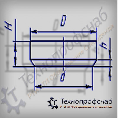 Втулка 21,5x19x6x2 клапана резиновая ПФ-1629 Втулка 21,5x19x6x2 клапана резиновая ПФ-1629