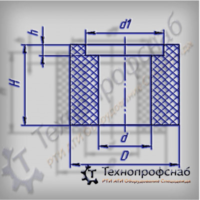 Втулка 52x28x39x42x2,5 с проточкой под шайбу ПФ-3697 Втулка 52x28x39x42x2,5 с проточкой под шайбу ПФ-3697