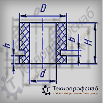 Втулка 22x14,9x14x3 b=1,5 соединения полумуфт валоповоротного устройства дизеля ПФ-2283 Втулка 22x14,9x14x3 b=1,5 соединения полумуфт валоповоротного устройства дизеля ПФ-2283
