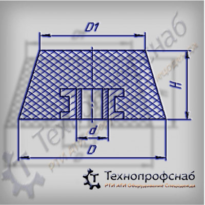 Заглушка 30x26x5x20 резиновая ПФ-2353 Заглушка 30x26x5x20 резиновая ПФ-2353