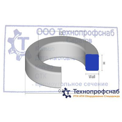 Кольцо прямоугольного сечения 6х11х3 ПФ-3212 Кольцо прямоугольного сечения 6х11х3 ПФ-3212
