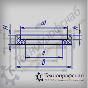 Кольцо 53х38х50х6х3,5 сепаратора МАРХ 207S-21 ПФ-1846