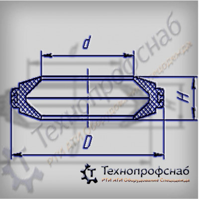 Кольцо 280x230x33 уплотнительное шинно-пневматической муфты ПФ-1496 Кольцо 280x230x33 уплотнительное шинно-пневматической муфты ПФ-1496
