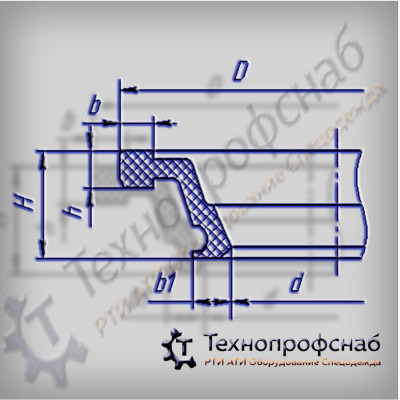 Манжета 238x196x6,5x8,5x17x8 дейдвудного устройства ПФ-3887 Манжета 238x196x6,5x8,5x17x8 дейдвудного устройства ПФ-3887