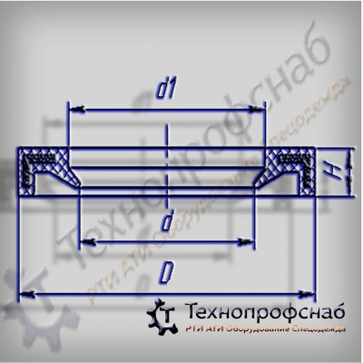 Манжета 85x68x63x7 для ножниц типа СЗ-16 ПФ-2109 Манжета 85x68x63x7 для ножниц типа СЗ-16 ПФ-2109