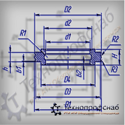 Манжета 81x71x67x65x13x9 R=3.0 r=0,7 многоуровневая ПФ-4220 Манжета 81x71x67x65x13x9 R=3.0 r=0,7 многоуровневая ПФ-4220