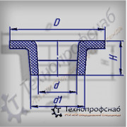 Манжета 30x19x15x10 насоса резиновая ПФ-1917