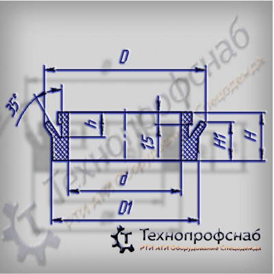 Манжета 63x61x57x8x7,5x3 поршня гидроцилиндра ПФ-73Л Манжета 63x61x57x8x7,5x3 поршня гидроцилиндра ПФ-73Л