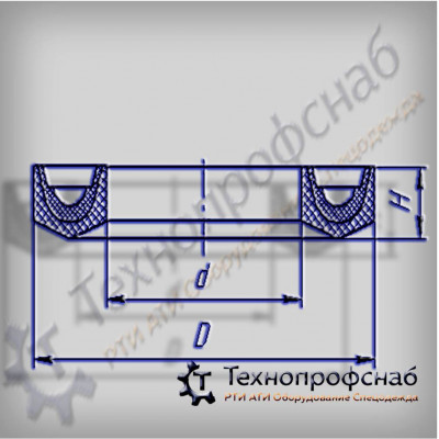 Манжета 120x100x10 резино-тканевая рулевой машины ПФ-2156 Манжета 120x100x10 резино-тканевая рулевой машины ПФ-2156