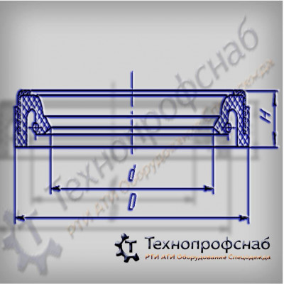 Манжета 300x257x20 резиновая армированная для маслобукс ПФ-2966 Манжета 300x257x20 резиновая армированная для маслобукс ПФ-2966