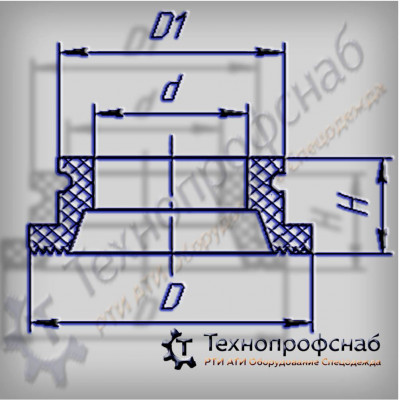 Манжета 32,5x21,5x17x15 резиновая сальника насоса охлаждения двигателя ПФ-1412 Манжета 32,5x21,5x17x15 резиновая сальника насоса охлаждения двигателя ПФ-1412