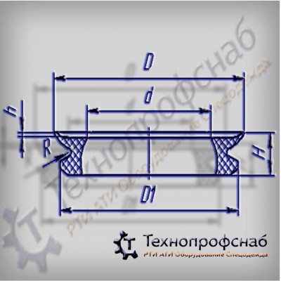 Манжета 364x358x334x18x2,5 R=2,5 резиновая ведущего вала редуктора ПФ-3193 Манжета 364x358x334x18x2,5 R=2,5 резиновая ведущего вала редуктора ПФ-3193