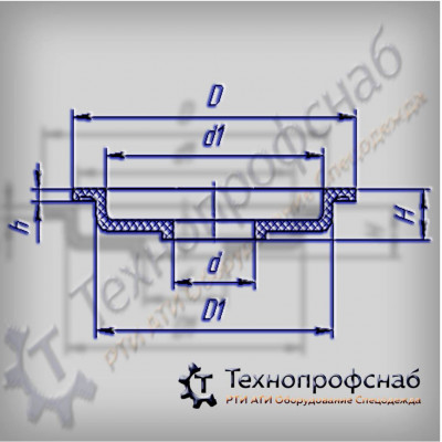 Манжета 480x450x443x396x32x6 сильфонная дейдвудного устройства ПФ-3644 Манжета 480x450x443x396x32x6 сильфонная дейдвудного устройства ПФ-3644