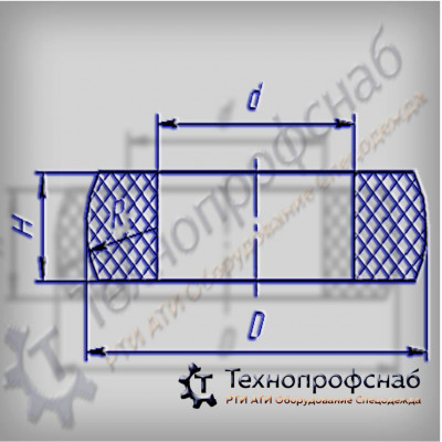 Манжета 21,5x11x5 R=6,5 специальная ПФ-3306 Манжета 21,5x11x5 R=6,5 специальная ПФ-3306