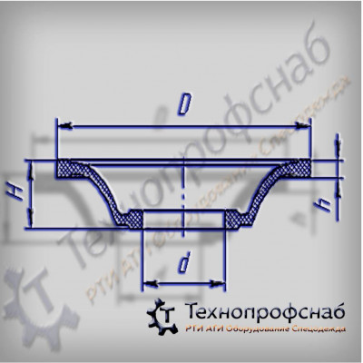 Манжета 100x85x25x5 уплотнительная резиновая редукционного клапана ПФ-2921 Манжета 100x85x25x5 уплотнительная резиновая редукционного клапана ПФ-2921