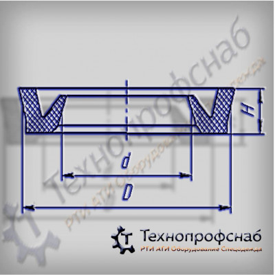 Манжеты 440x400x33 резиновые рулевого устройства ПФ-3308 Манжеты 440x400x33 резиновые рулевого устройства ПФ-3308