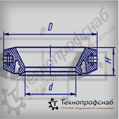 Манжеты 285x250x16 резиновые шинно-пневматической муфты ПФ-1570 Манжеты 285x250x16 резиновые шинно-пневматической муфты ПФ-1570