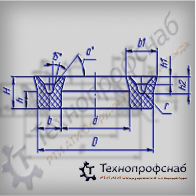 Уплотнение 185x155x14,5x15,5x15 вала ваерной лебедки ПФ-4147 Уплотнение 185x155x14,5x15,5x15 вала ваерной лебедки ПФ-4147