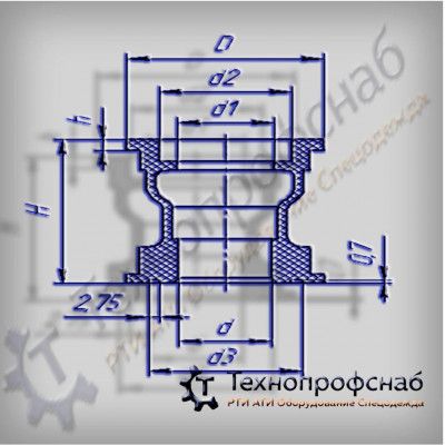 Вставка 33x30x19x0,7 уплотнения насоса ПФ-4081 Вставка 33x30x19x0,7 уплотнения насоса ПФ-4081