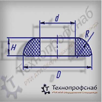 Кольцо 155х80х25 R=48 пожарного гидранта ПФ-3865 Кольцо 155х80х25 R=48 пожарного гидранта ПФ-3865