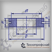 Кольцо 20х10,5х14х6х1,5 щита электрооборудования ПФ-3732