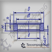 Уплотнение 100х79х87х14х2,5 f=2 штока гидроцилиндра ПФ-4150