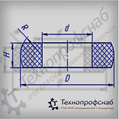 Кольцо 11х21,5х5 R6,5 специальное ПФ-3306 Кольцо 11х21,5х5 R6,5 специальное ПФ-3306